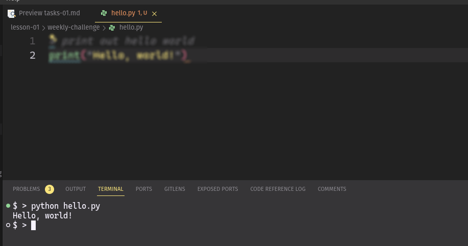 Example output of hello.png
